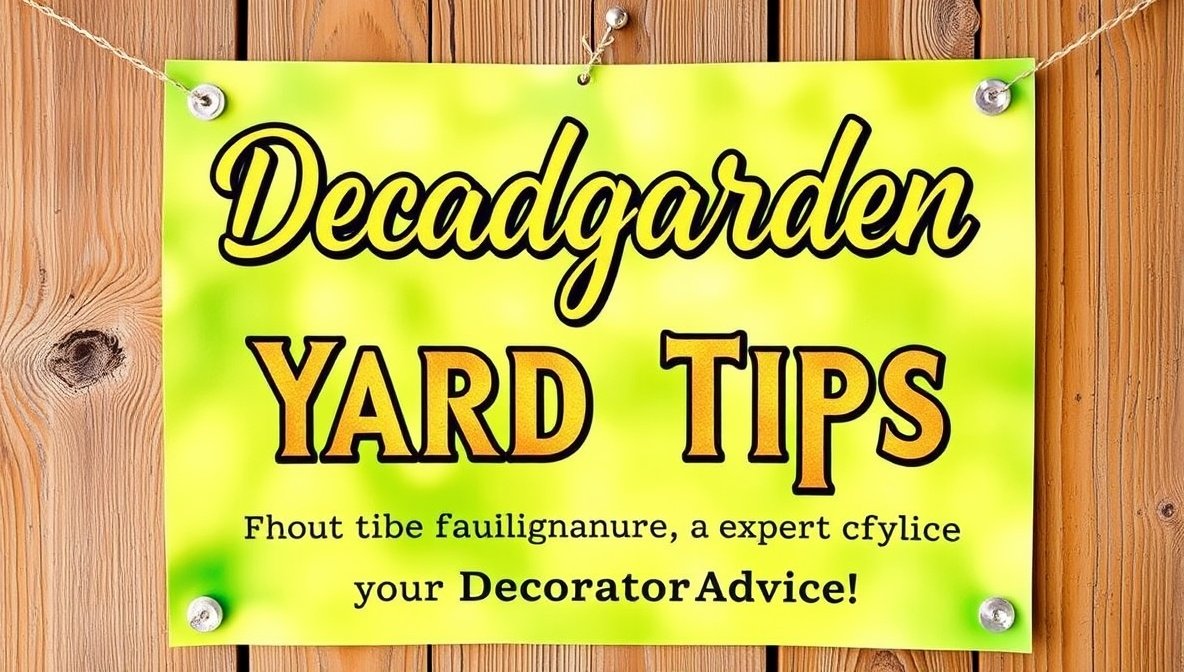 decadgarden yard tips by decoratoradvice