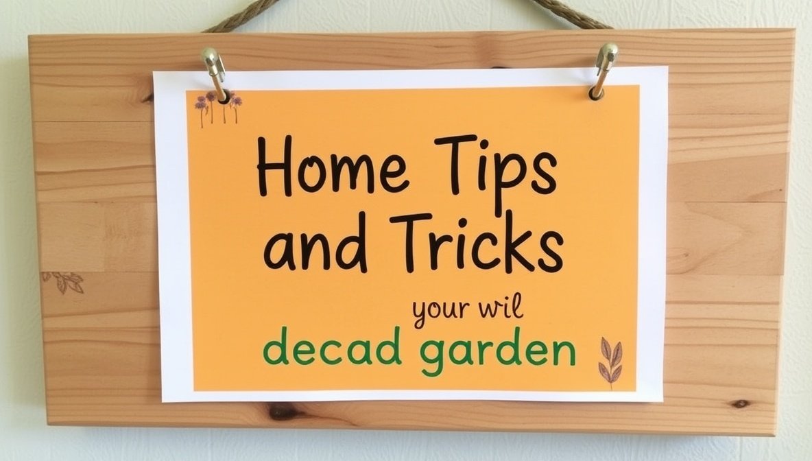 home tips and tricks decadgarden